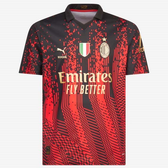 Tailandia Camiseta AC Milan 4th 2022-2023 Rojo